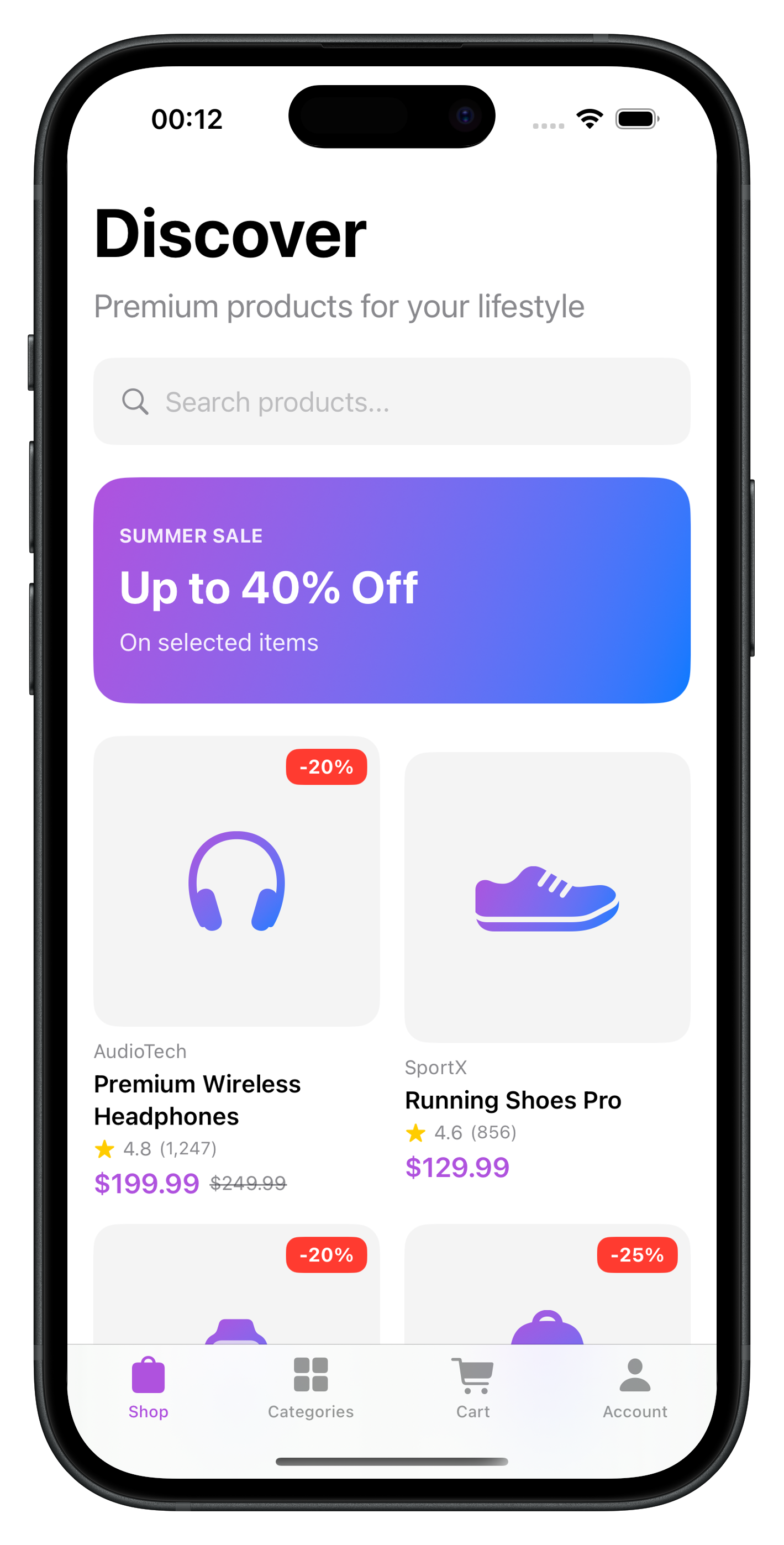 E-commerce screenshot 1